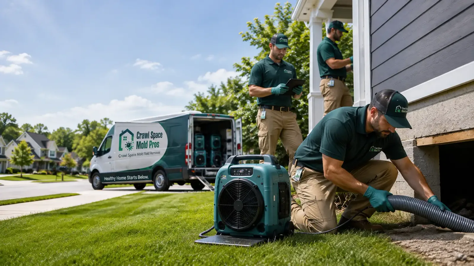 Crawl Space Mold Removal in Berlin, WI